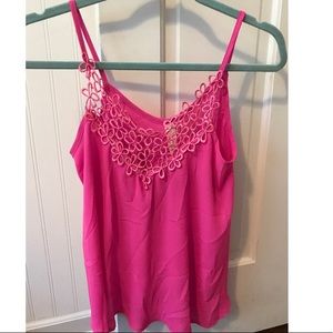 Pink tank top